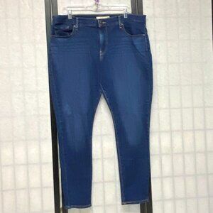 Levi’s 711 Skinny Jeans 18W Medium Wash High Rise Lightly Faded Stretch Denim